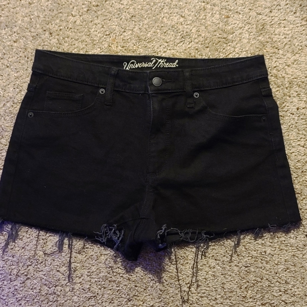 High rise Jean shorts